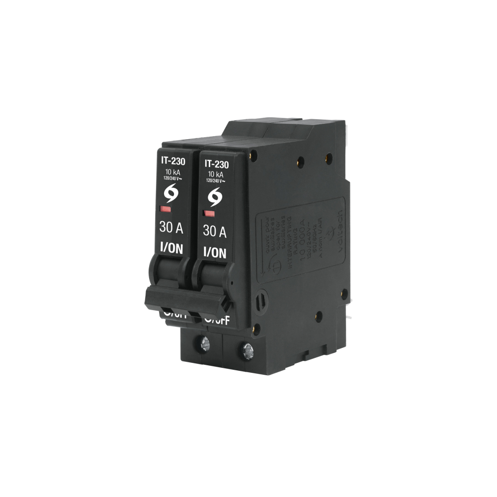 Interruptor de 2 polos 30 A, enchufable en blíster, VOLTECK IT-230