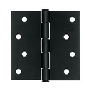 Bisagra cuadrada 4', acero negro mate, cabeza plana, HERMEX BC-406P