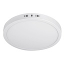 Luminario LED plafón 24W 6500K, redondo, blanco, VOLTECK PLA-209L