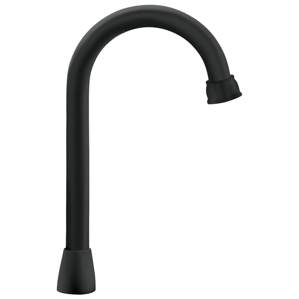 Cuello tipo bar para mezcladora de lavabo, negro mate, AQUA AQCR-60M