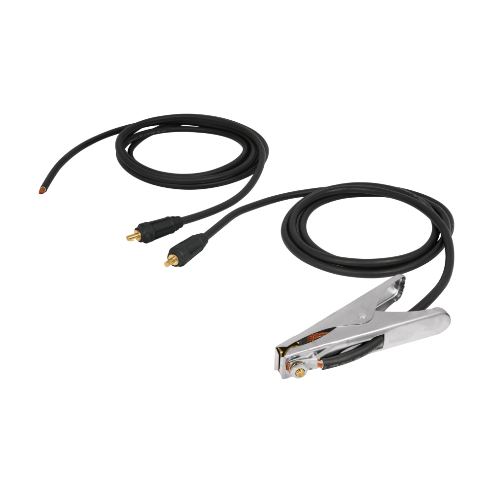 Cables con pinza de tierra 300A y conector 1/2', EXPERT CAB-300A