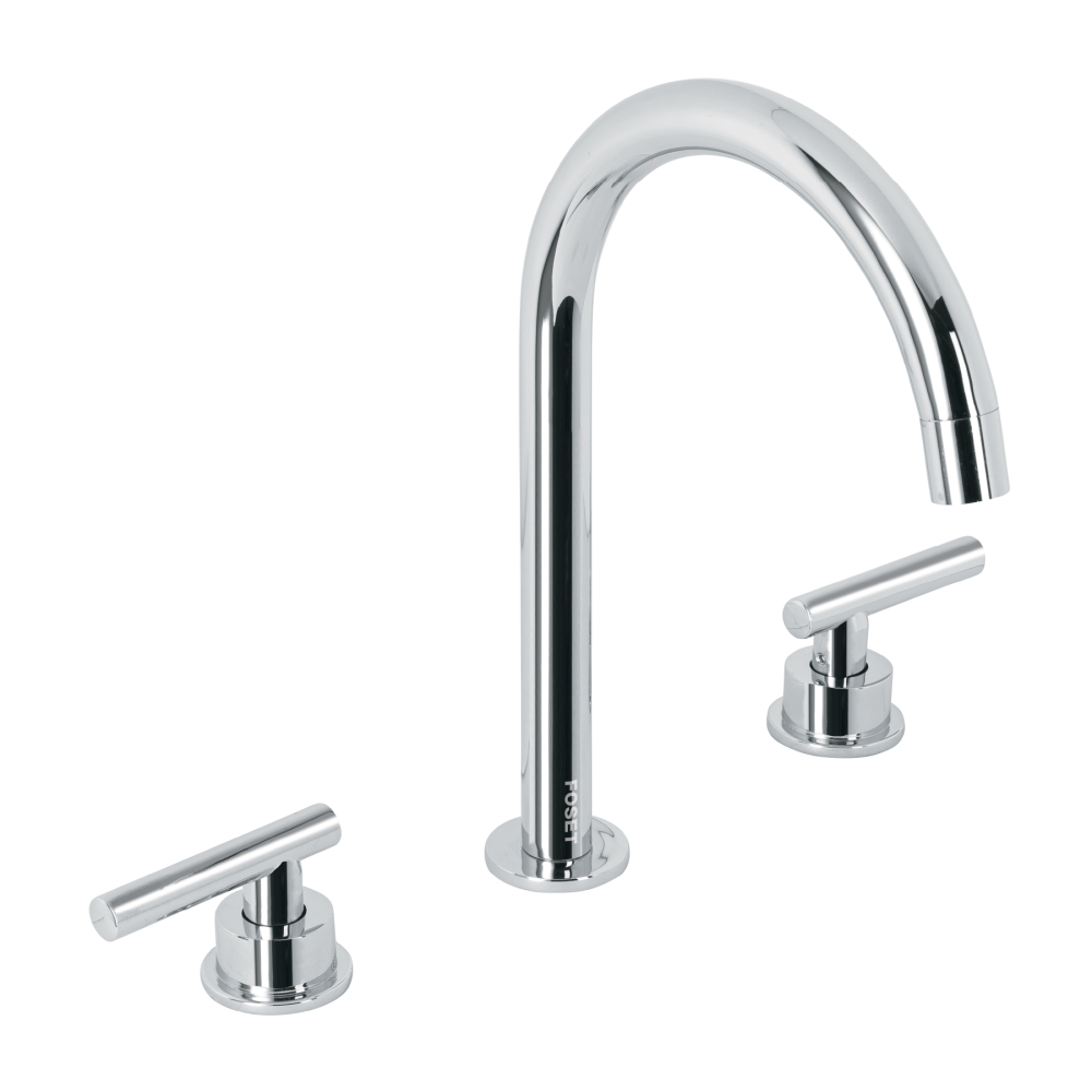 Mezcladora p/lavabo,taladros separados,palanca, cromo, TÚBIG TBM-92