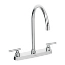 Mezcladora para fregadero, manerales palanca, cromo, TÚBIG TBF-82