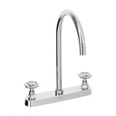 Mezcladora para fregadero, manerales redondos, cromo, TÚBIG TBF-81