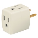 Multicontacto triple aterrizado, tipo cubo, VOLTECK MUL-310