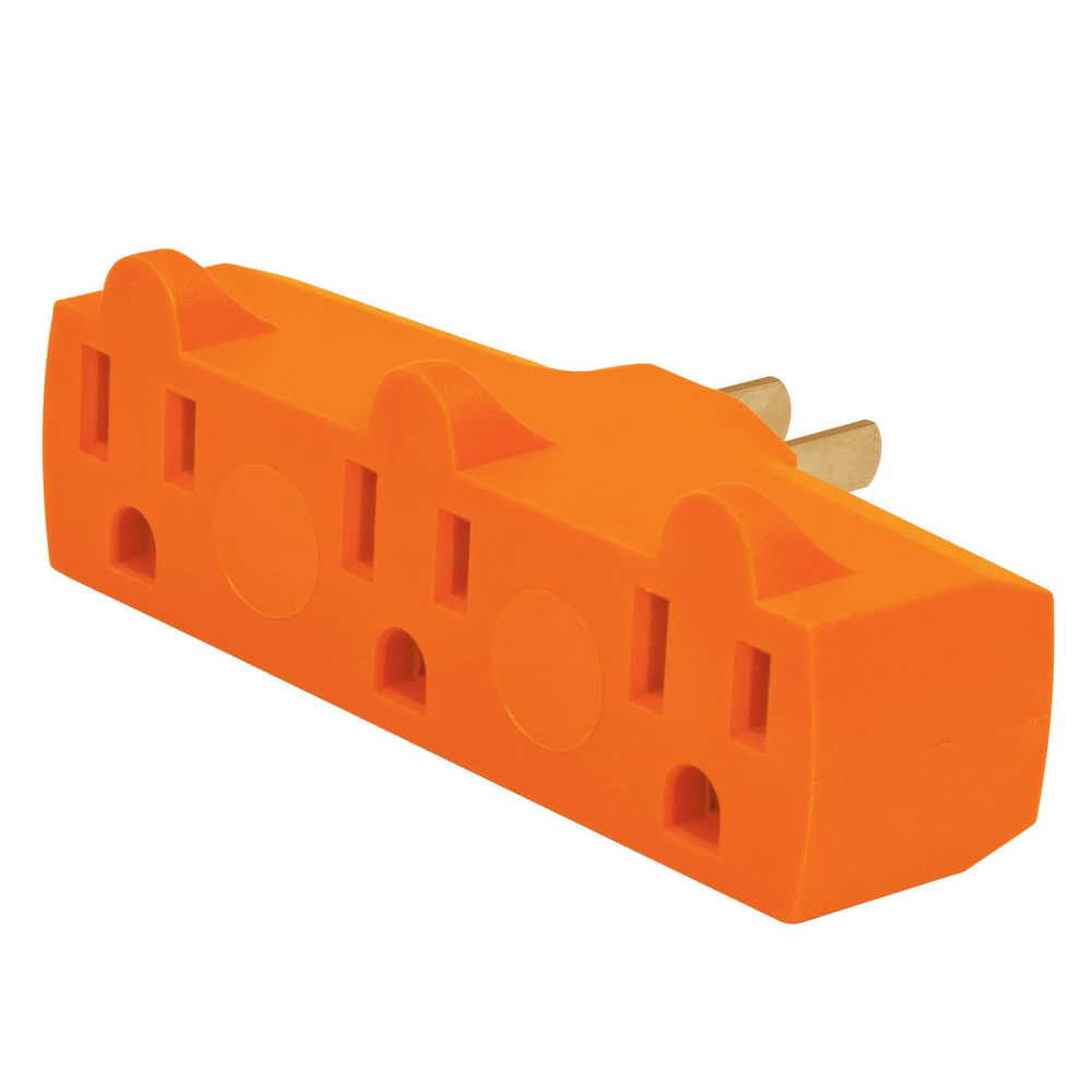 Multicontacto triple aterrizado, tipo 'Y',reforzado, Volteck MUL-380