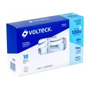 Pack 4 lámparas espiral T4 24 W luz de día, caja, Volteck F-24EX4