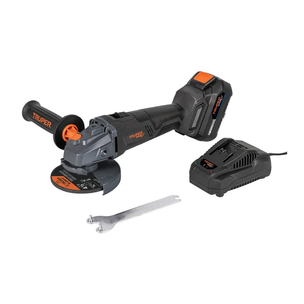 Esmeriladora 4-1/2', 20V, 1 batería 4Ah, MAX MAX-20E