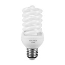 Lámpara espiral mini T2 23 W luz cálida en blíster, Volteck FC-23EM