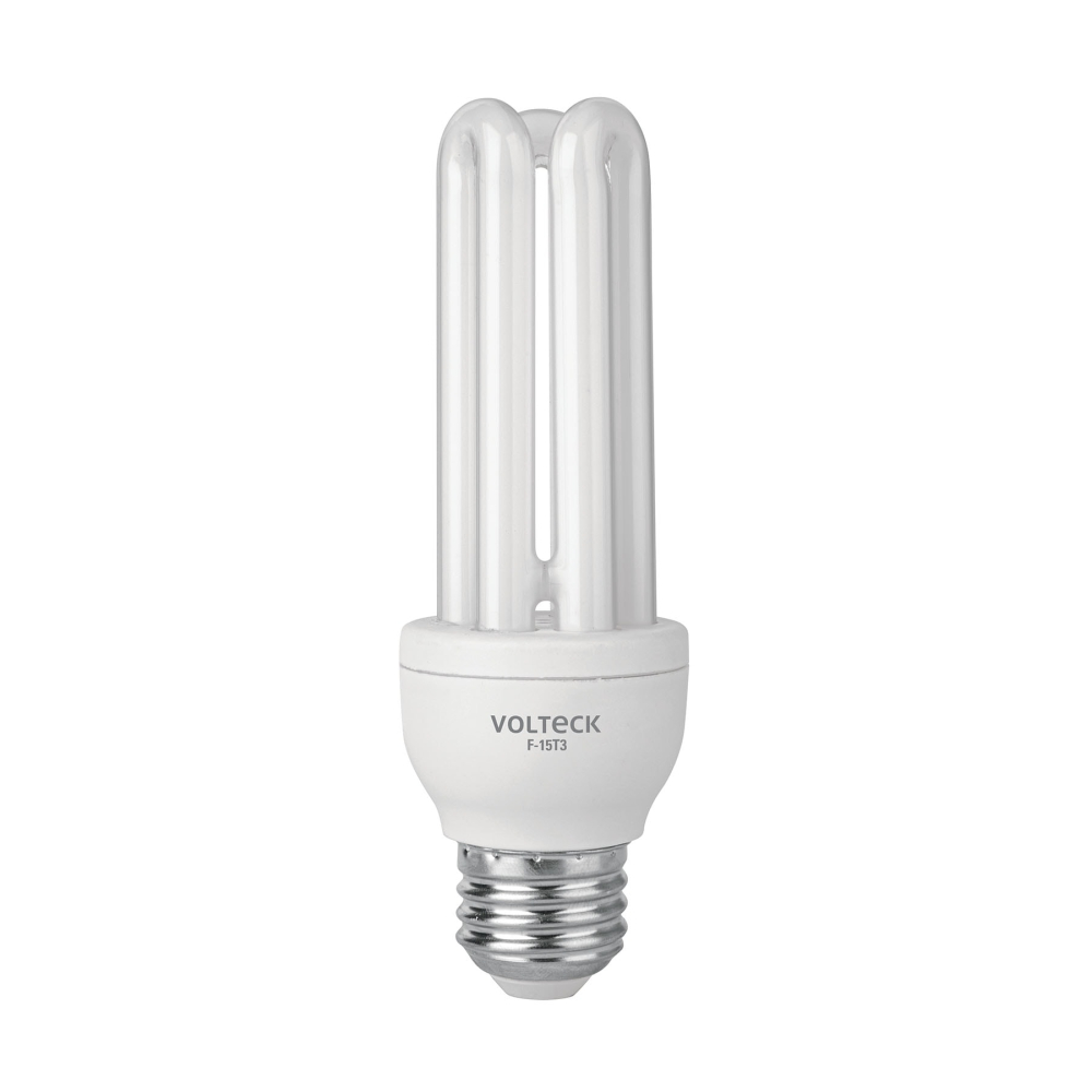 Lámpara triple T3 15 W luz de día en blíster, VOLTECK F-15T3