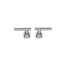 Juego de 2 manerales para mezcladora, palanca, satín, TÚBIG TBMM-62N