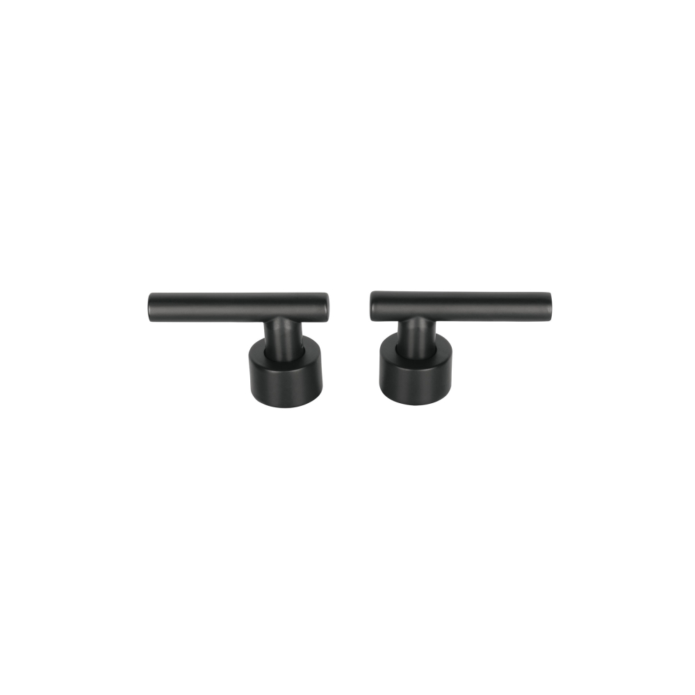 Juego de 2 manerales para mezcladora, palanca, negro, TÚBIG TBMM-62M