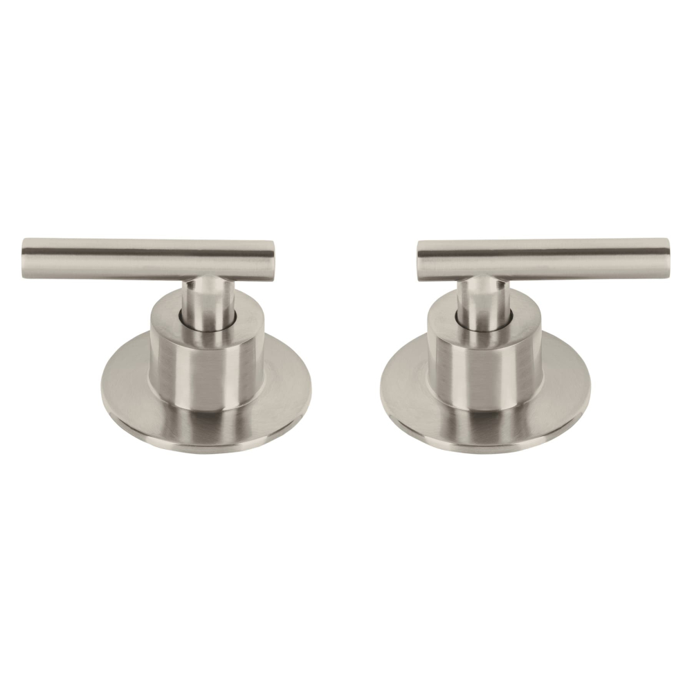 Juego de 2 manerales para regadera, palanca, satín, TÚBIG TBMR-62N