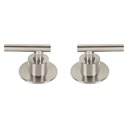 Juego de 2 manerales para regadera, palanca, satín, TÚBIG TBMR-62N