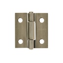 Bisagra rectangular 1 x 7/8', latón antiguo, HERMEX BR-102