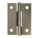 Bisagra rectangular 2 x 1-1/2', latón antiguo, HERMEX BR-202