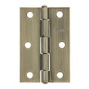 Bisagra rectangular 3 x 2', latón antiguo, HERMEX BR-302