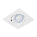 Luminario de LED 5 W empotrar cuadrado blanco spot dirigible EMP-106L