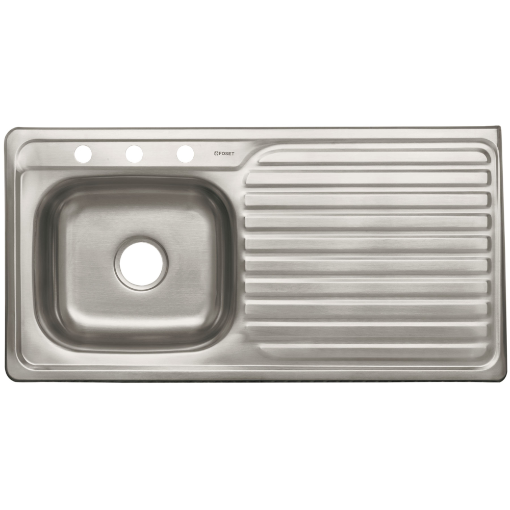 Tarja de empotrar 100x51cm tina izquierda, FOSET BASIC TA-1051IB