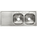 Tarja de empotrar 120x50cm doble tina derecha, FOSET BASIC TA-1202TDB