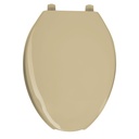 Asiento alargado con tapa para WC, abierto, beige, FOSET AWC-45C
