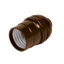 Portalámpara de baquelita, sencillo a granel, VOLTECK POBA-10G