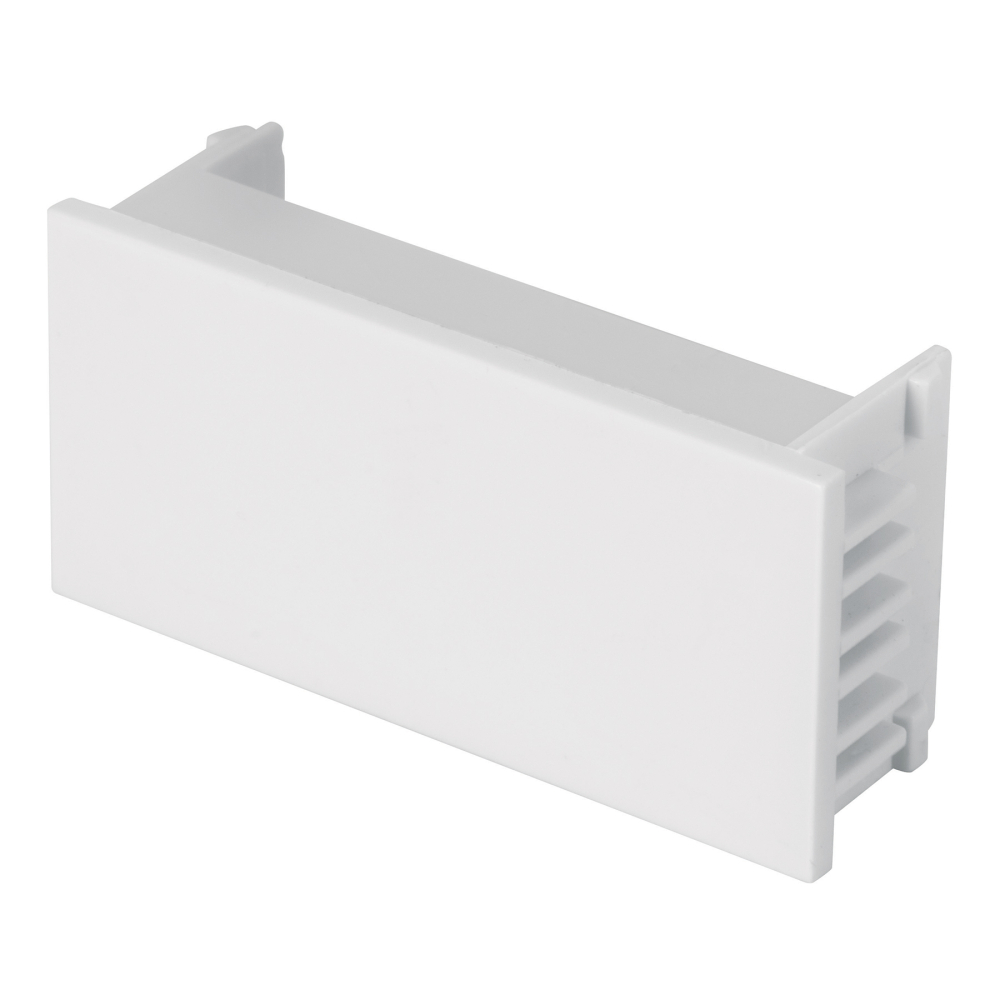 Tapón ciego, 1 módulo, línea Española, color blanco, VOLTECK TA-EB