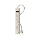 Multicontacto 14 AWG 6 entradas supresor de picos 270 joules MUL-627