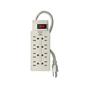 Multicontacto 14 AWG 8 entradas supresor de picos 110 joules MUL-811