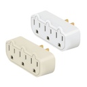 Multicontacto de barra triple aterrizado, a granel, VOLTECK MUL-320G