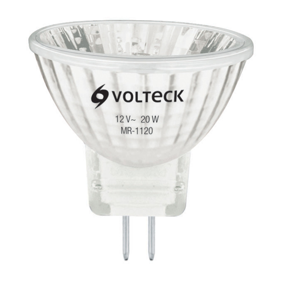 Lámpara de halógeno 20 W tipo MR11 en caja, VOLTECK MR-1120