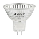 Lámpara de halógeno transp. 50 W tipo MR16 en caja, VOLTECK JR-50C