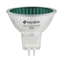 Lámpara de halógeno verde 50 W tipo MR16 en caja, VOLTECK JR-50V