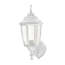 Arbotante tipo farol tradicional soportado p/exterior blanco ARB-100S
