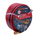 Manguera 1/2' super reforzada 4 capas 30 m conexiones metal MAN-30X1/2X