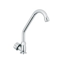 Llave individual fregadero,ABS,cuello corto,hexagonal, BASIC FP-312