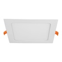 Luminario LED plafón 12W 3000K ultradelgado cuadrado VOLTECK EMP-401LC