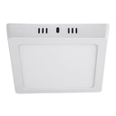 Luminario LED plafón 12W 6500K, cuadrado, blanco, VOLTECK PLA-211L