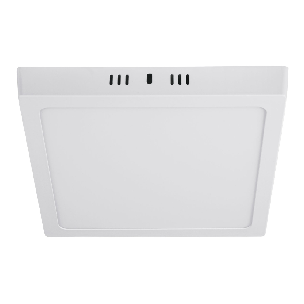 Luminario LED plafón 18W 6500K, cuadrado, blanco, VOLTECK PLA-212L