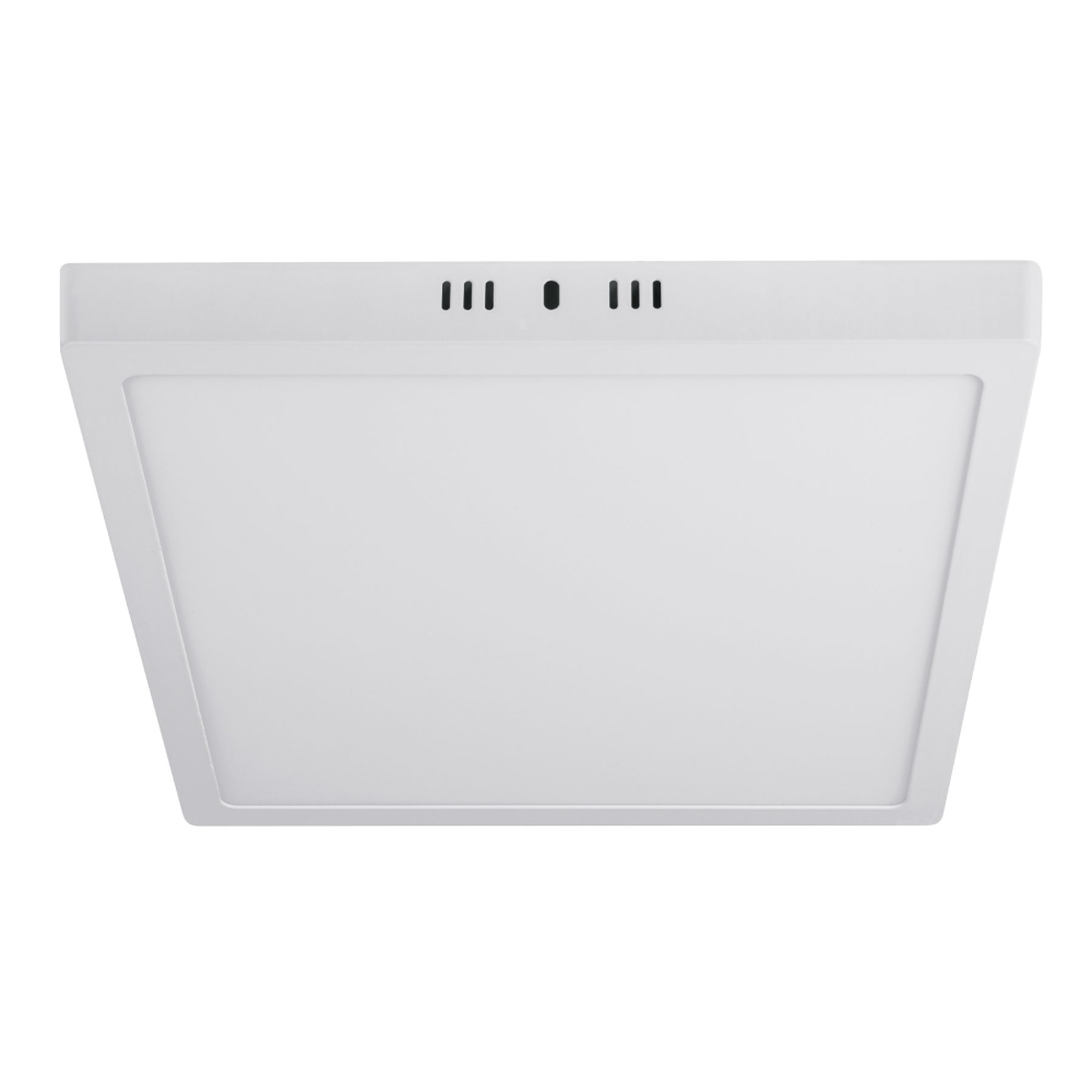 Luminario LED plafón 24W 6500K, cuadrado, blanco, VOLTECK PLA-213L