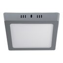 Luminario LED plafón 12W 6500K, cuadrado, gris, VOLTECK PLA-219L