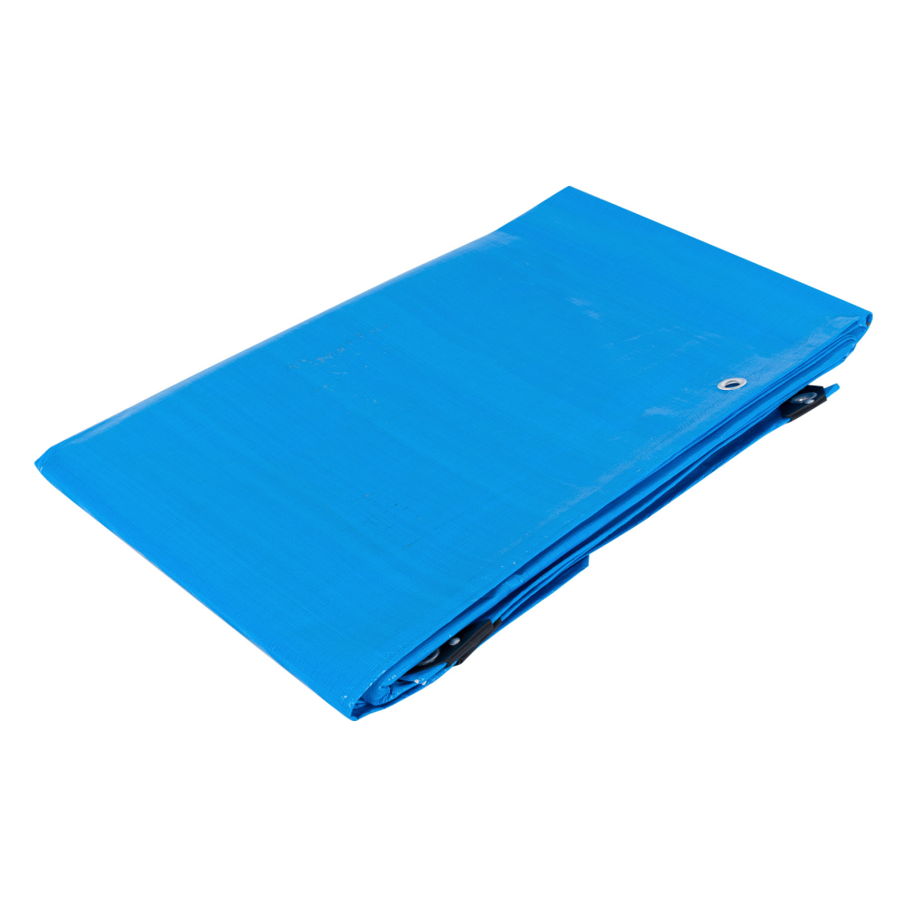 Lona de polietileno reforzada 3 x 5 m, azul, 180g/m2, TRUPER LT-35Z