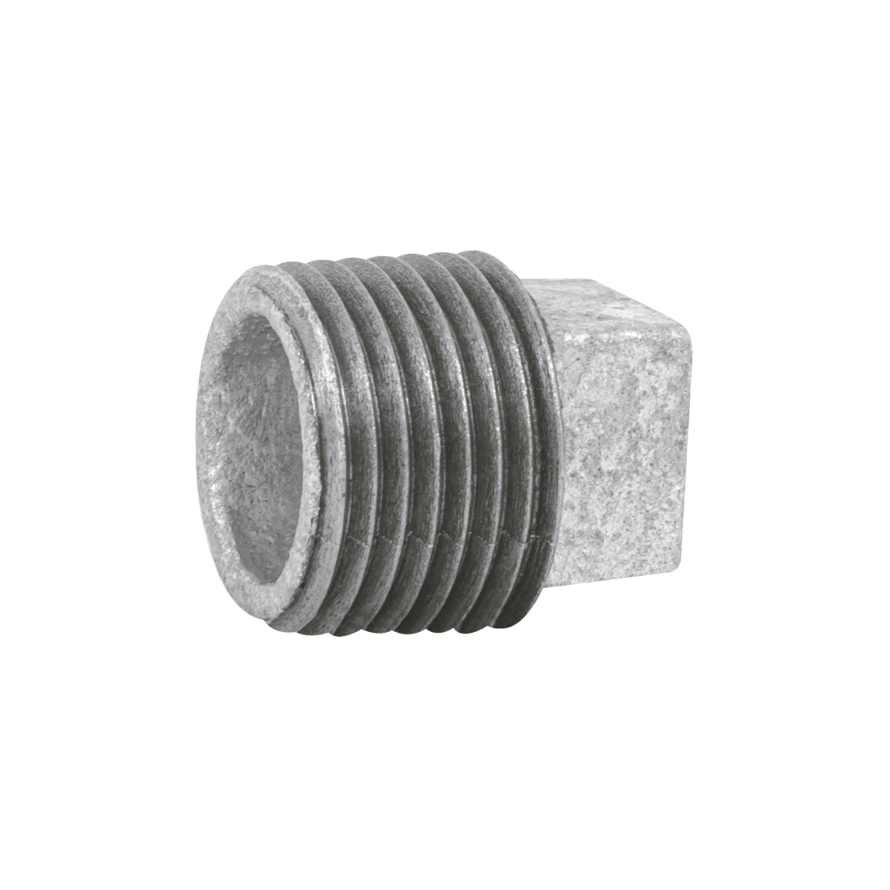 Tapón macho 1/2' de acero galvanizado, FOSET CG-311