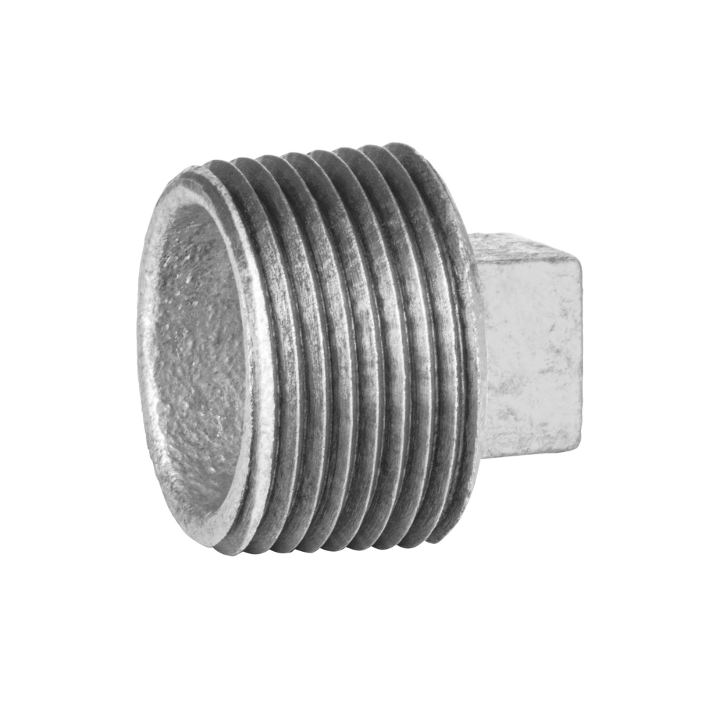 Tapón macho 3/4' de acero galvanizado, FOSET CG-312