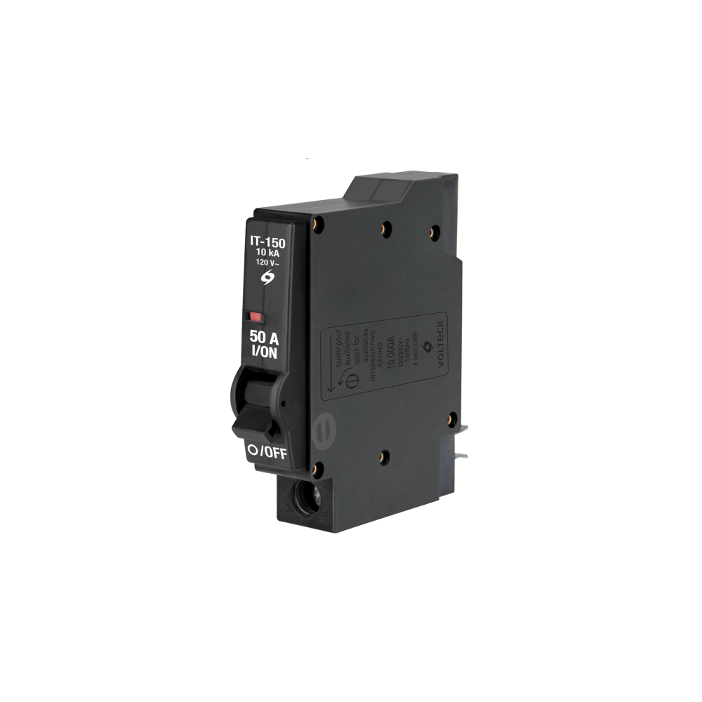 Interruptor de 1 polo 50 A, enchufable en blíster, VOLTECK IT-150