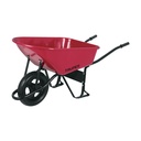 Carretilla 6 ft3 Imponchable, bastidor tubular, Truper CAT-60FF