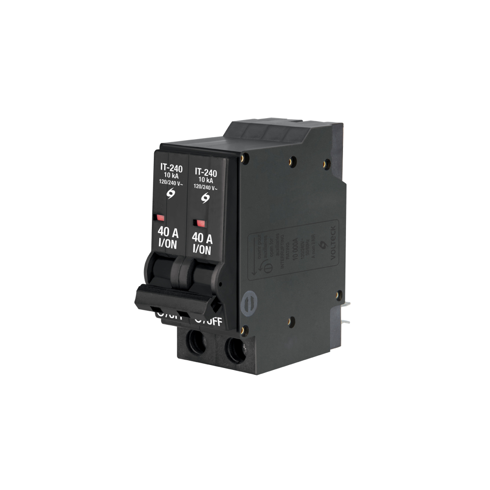 Interruptor de 2 polos 40 A, enchufable en blíster, VOLTECK IT-240