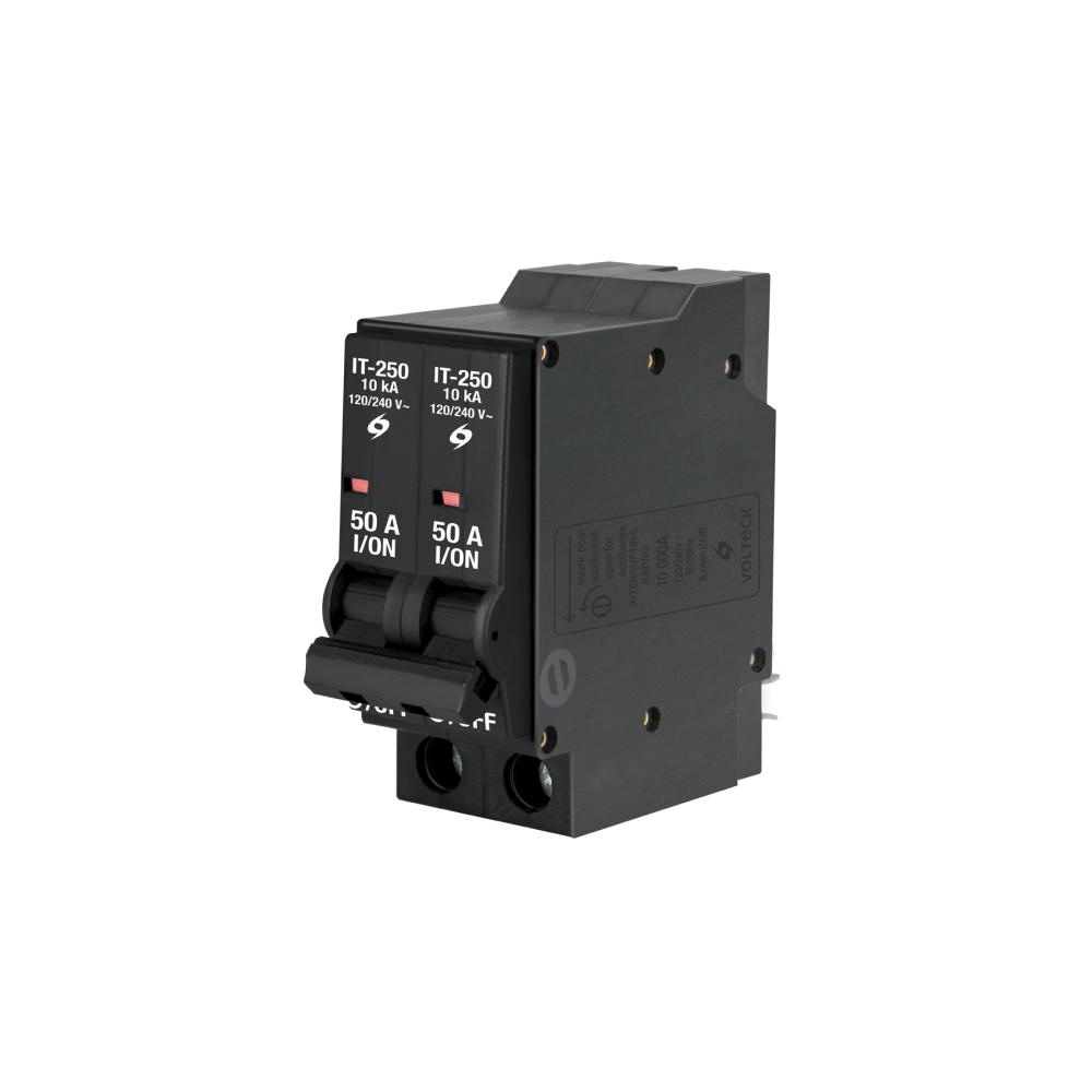 Interruptor de 2 polos 50A, enchufable, VOLTECK IT-250