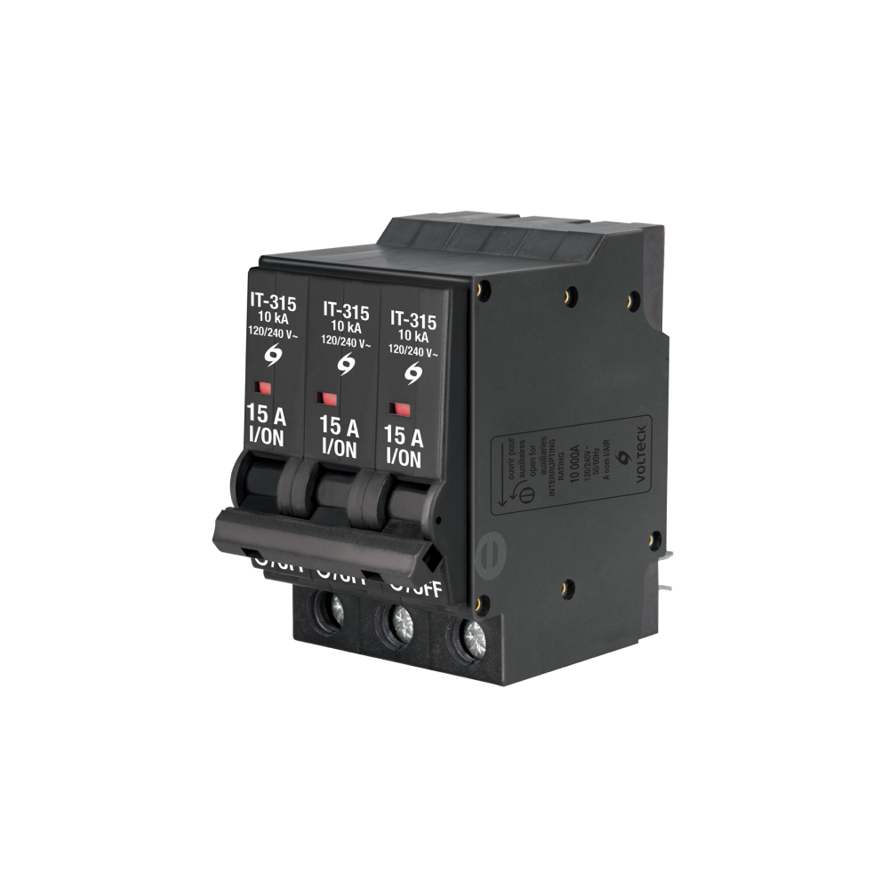 Interruptor de 3 polos 15 A, enchufable en blíster, VOLTECK IT-315