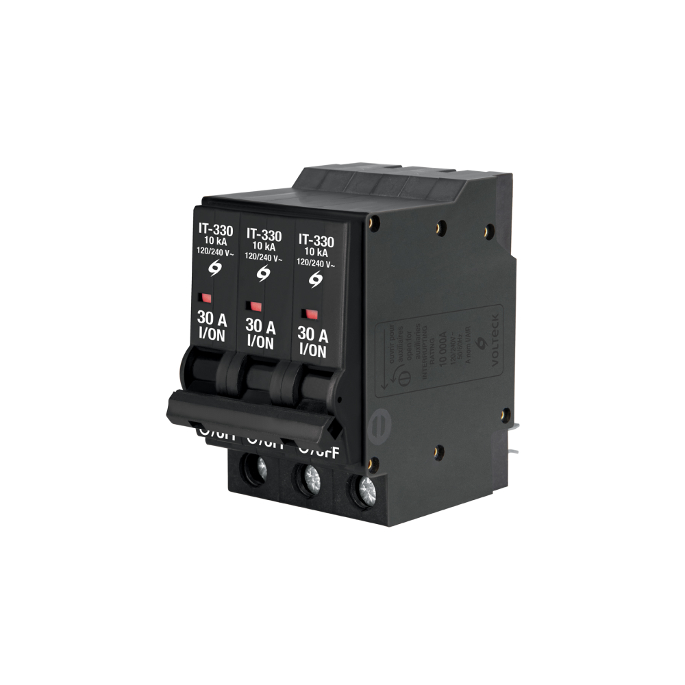 Interruptor de 3 polos 30 A, enchufable en blíster, VOLTECK IT-330